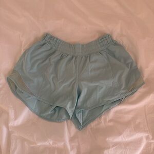 Light blue lululemon shorts
